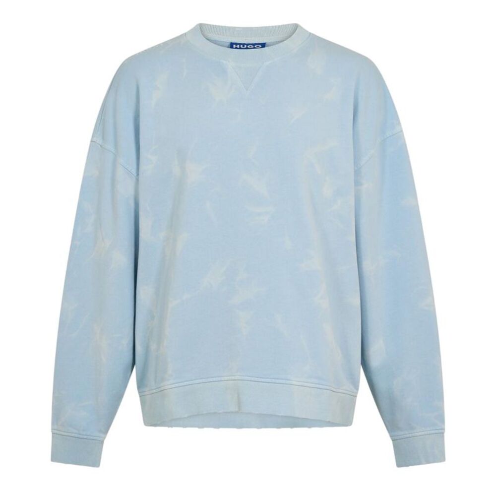 Hugo Mens Nustroyos Tie Dye Oversized Sweatshirt / Blue